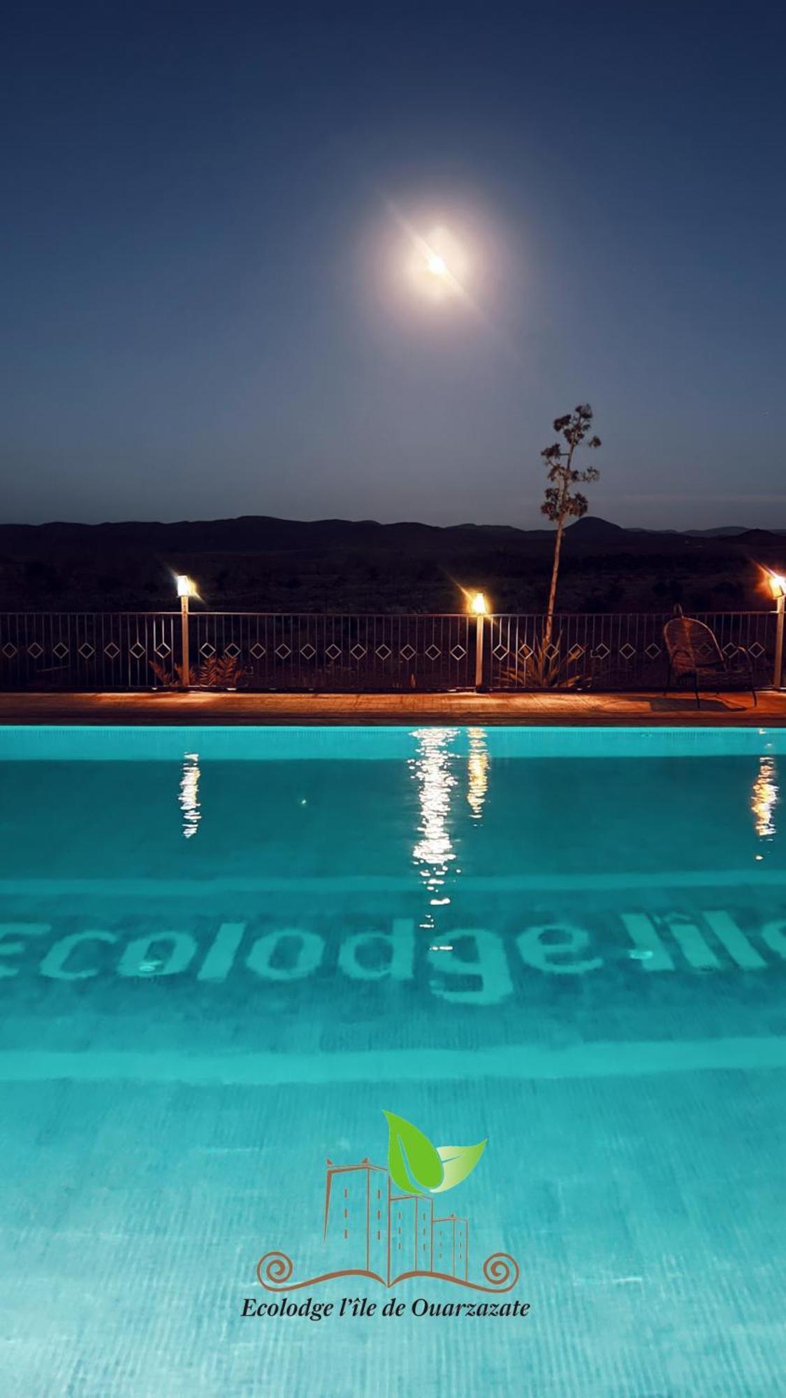 Ecolodge L'Ile De Ouarzazate Tarmigt Exterior foto